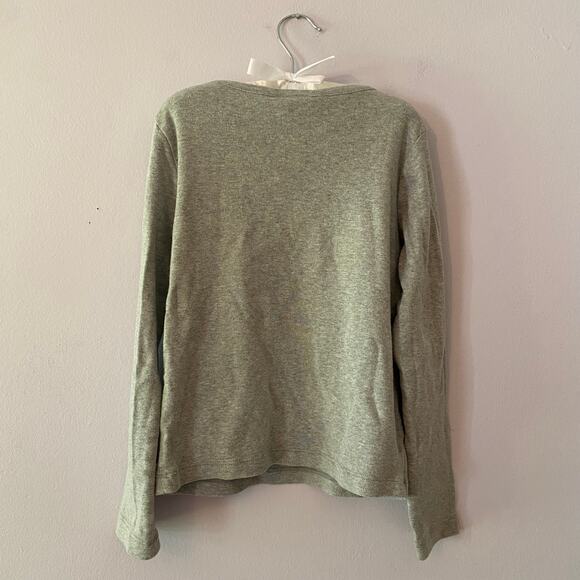 Mini Boden Girls 6-7 Years Gray Patchwork Swan Princess Long Sleeve Shirt Cotton - Picture 6 of 7